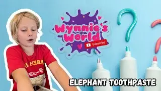 Ira & Wynnie's // Let's Make Elephant Toothpaste #elephanttoothpaste   #kidsscienceexperiment 🪥