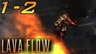 Stuntman: Ignition (Xbox 360) Walkthrough 100%: Aftershock, Scene 2 - Lava Flow
