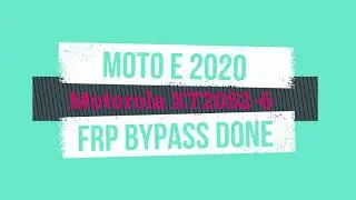 Motorola xt2052-2pp FRP Bypass Google XT2052DL 2023 Android 11 Moto E 2020 without PC Tracfone Metro