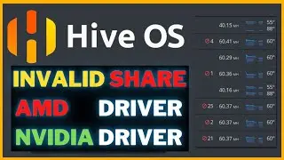 How to Update Nvidia & amd Drivers in HiveOS - invalid share - تغییر درایور در هایو