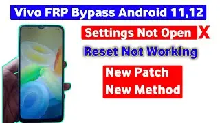 Vivo Android Version 11, 12 Frp Bypass Without Pc New method| How to Bypass frp Vivo Android 12