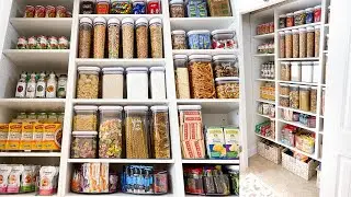 PANTRY ORGANIZATION IDEAS | Clean, Restock, Organize With Me | Organize Your Pantry on a Budget