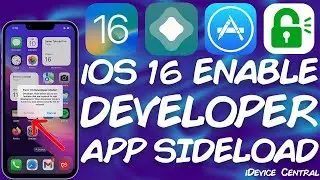 How To Enable DEVELOPER MODE on iOS 16 for Xcode and Applications