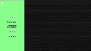 A simple website template with attractive navbar || css navbar with creative hover effect