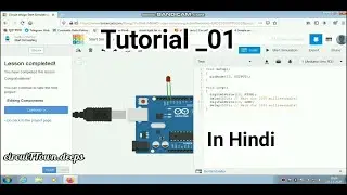 Tinker Cad || Tutorial 1 | | Arduino Hindi tutorial led Blinking || easy way to learn ||