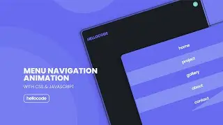 Cara Membuat Menu Navigation Animation Dengan HTML & CSS