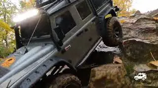 ⚠️RC CAR EXPEDITION⚠️ KRCSKY LES #9 - TRX4 - Defender Silver - Trail 3 / RC Driver Studio / #shorts