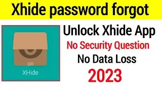 how to unlock xhide on infinix without password || xhide password forgot infinix