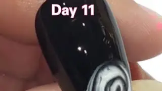 Day 11 Easy nailart tutorial #viral #trending #nailtutorial #nailart #hack #diy #easynailart