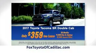 Model Year End at Fox Toyota of Cadillac