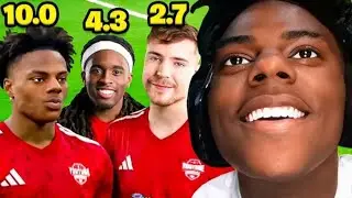 Charity Match: IShowSpeed Ranking All-Star Players