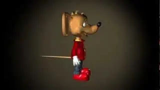 360 Rotation of Backstage Mouse animation