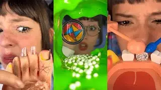 ASMR CLEANING EYE FOOT EAR TEETH BRAIN
