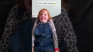 Black death mega Sour candy reaction 🤣very funny / wait till the last one 😆 #viral #ch #video #funny