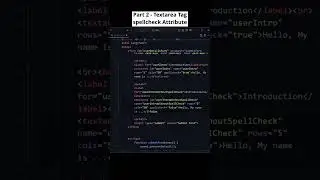 Textarea Tag - Disable Spellcheck and Default Spellcheck with Example! 