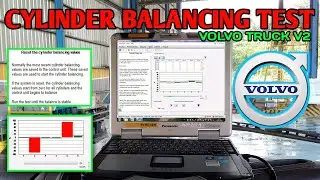 Volvo Tech Tool Training - Cylinder Balancing Test on Volvo FM 440
