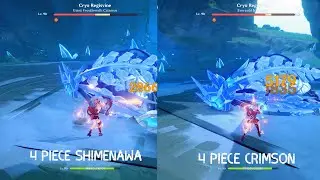 Yoimiya Crimson Witch Of Flames Vs Shimenawa Reminiscence || Genshin Impact