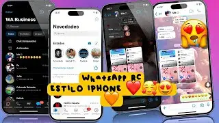 WhatsApp estilo iPhone RC actualizado ✅💯🥰😍 CON Y SIN VINCULACIÓN