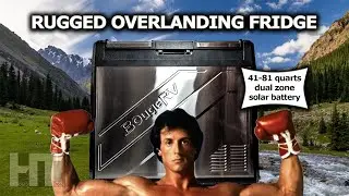 BougeRV "Rocky" Dual Zone Convertible 12v Solar Battery Fridge Freezer