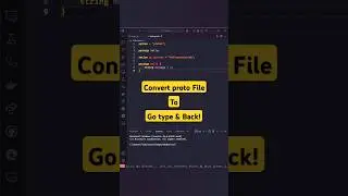 Convert Proto File to Go Type and Back Using Protocol Buffers! 