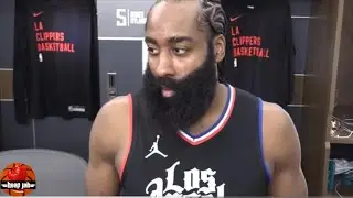 James Harden Reacts To The Clippers 113-112 Win Over The Warriors. HoopJab NBA