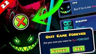 El ¿Darkness? quiere que cierre el juego y MATA A RUBRUB [Fan-Made PARTE 1] (Geometry Dash 2.1/2.2)