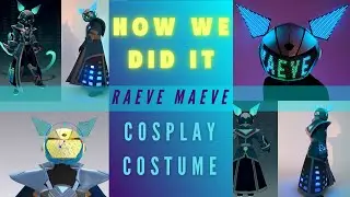 Custom Raeve Maeve Cosplay Costume with a LED mask, how we did it - by ETERESHOP