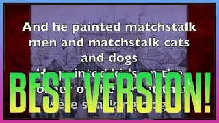 Matchstalk Men and Matchstalk Cats and Dogs with CORRECT singalong LYRICS in time to sing!
