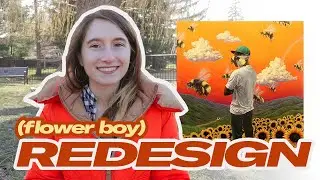 redesigning tyler the creator's album cover! 🌻flower boy