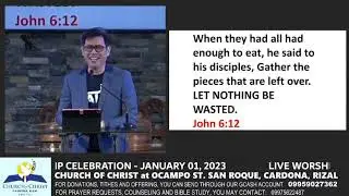 BAGONG TAON, BAGONG BUHAY (New year sermon)
