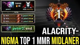 Never Tip TOP 1 MMR - Nigma.Alacrity- QOP Dota 2