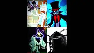 Bill Cipher Vs Black Hat Vs Rick Sanchez Vs Golb 