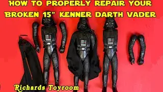 How to PROPERLY repair 15" Kenner Darth Vader, 1978 Star Wars