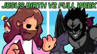 Friday Night Funkin Vs Jesus Birth 2 FULL MOD | Full Week, Hard mode