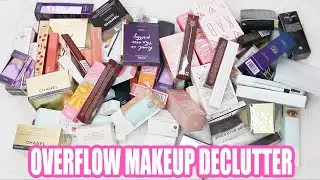 DECLUTTERING 50% OF MY OVER-FLOW MAKEUP : PART 2 | SO MUCH MAKEUP!!!