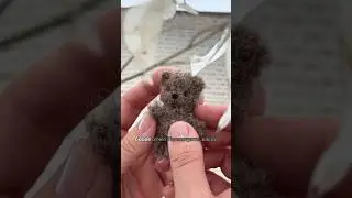 Как укротить фактурную пряжу! #минимишка #игрушкаспицами #вязание