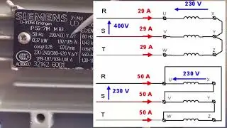 09. How to read a nameplate on a three phase induction motor.