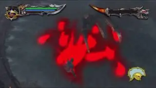 38. God Of War Collection - GOW 1 God Difficulty - Kratos vs Ares Boss & Kratos Clones
