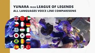 Yunara - All Languages Voice Line Comparisons | League of Legends