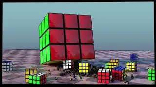 3D Animation of a Rubik's Cube Created in Blender | Remastered