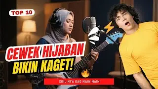 Gadis Hijab Main Blues Bikin Merinding! Gitaran Kelas Dunia 🔥