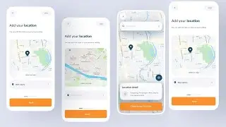 Figma tutorial for beginners : Real Estate - Mobile App map design