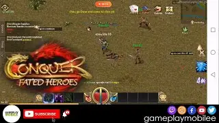 Conquer Online #GAMEPLAY - First Look - (Android/IOS #2D MMORPG Action Mobile Game)