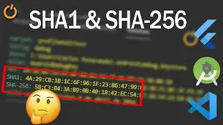 Generar o encontrar clave SHA1 y SHA-256 | Método definitivo | Vs Code - Flutter -  Firebase | 2022