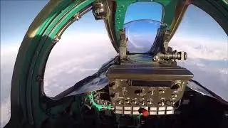 Russian MiG-31 firing long-range air-to-air missiles R-33