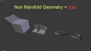 Non Manifold Geometry Explained - Blender 3D.