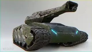 Tanki Online Hornet M3 & Freeze M3 recreated in Blender 3D