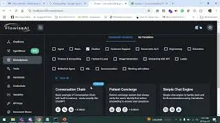 Low Code No Code LLM development Conversational Chatbot