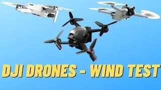 DJI Mini 2, Mini 3 Pro and FPV WIND TEST