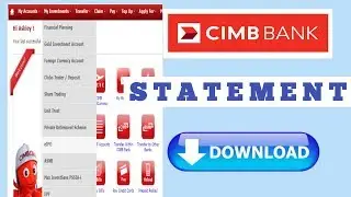 #CIMB clicks- download  bank statement |cara cetak e-statement atau penyata cimb click